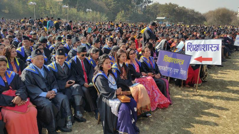 चप्पल पड्काउँदै दीक्षान्तमा !