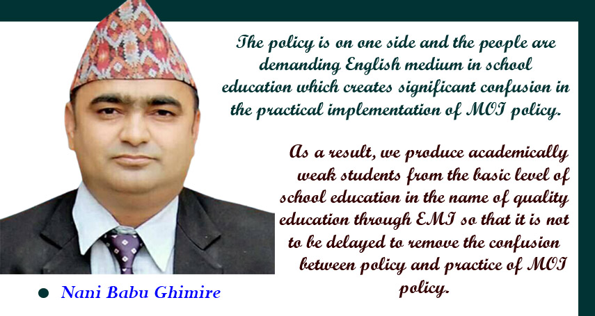  Medium of Instructions Policy in Nepal: Gap in Policy and Practice 