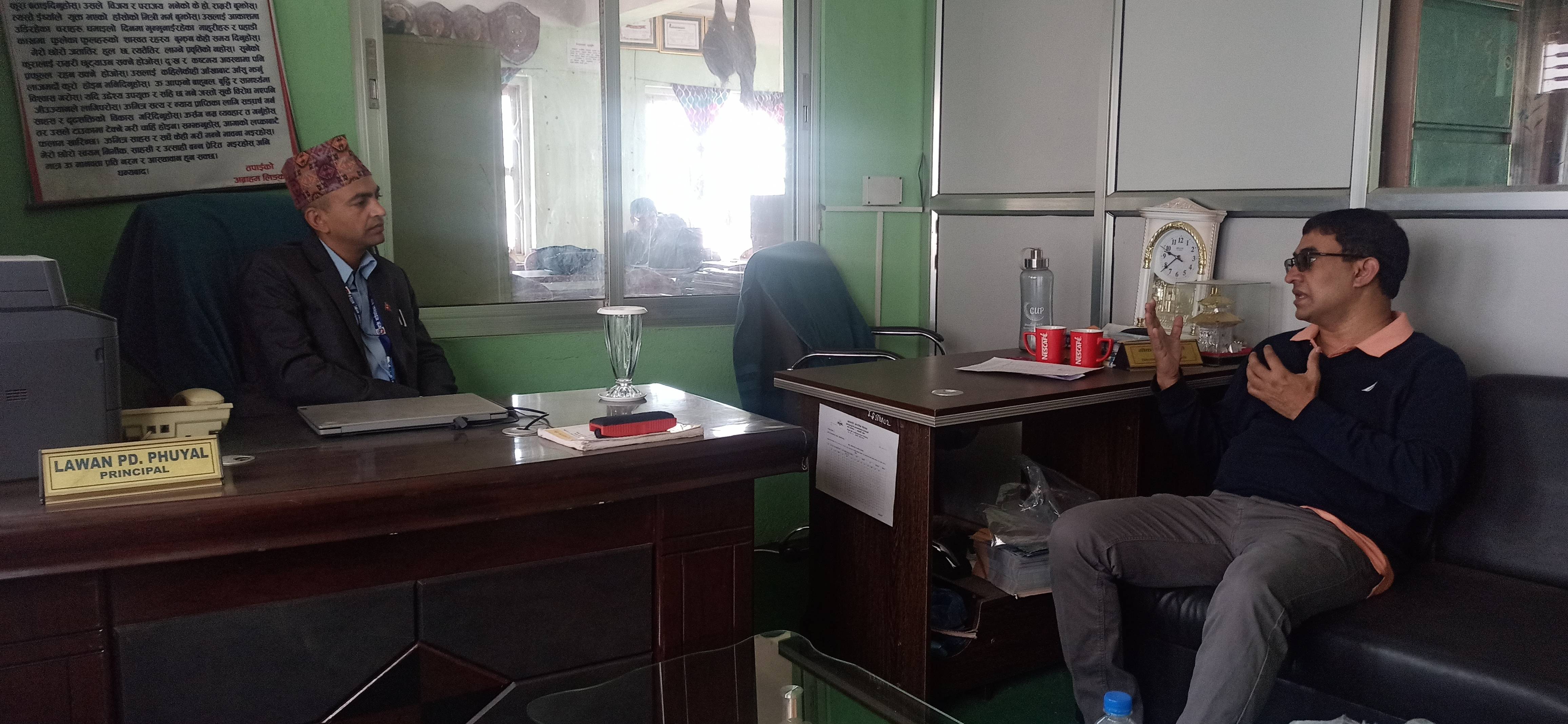 03_Prof.Asad with the school principal