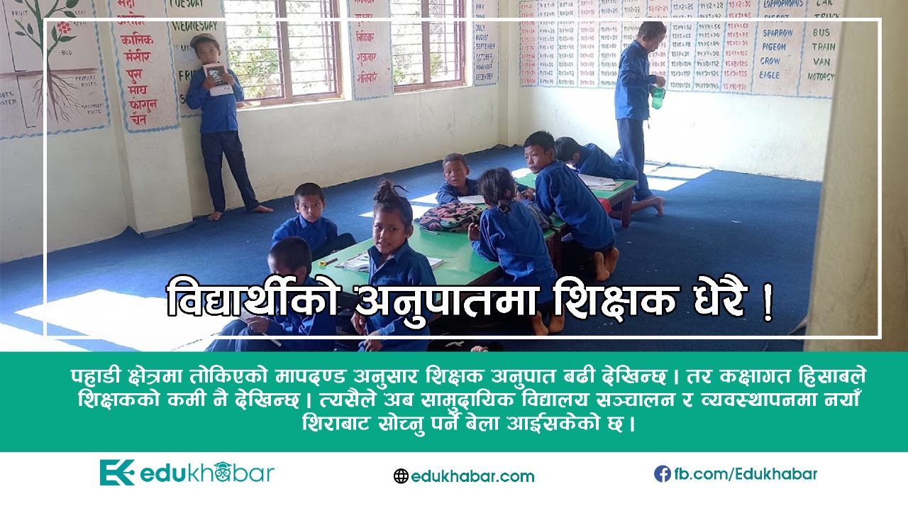 विद्यार्थीको अनुपातमा शिक्षक धेरै ! [भिडियो टिप्पणी]