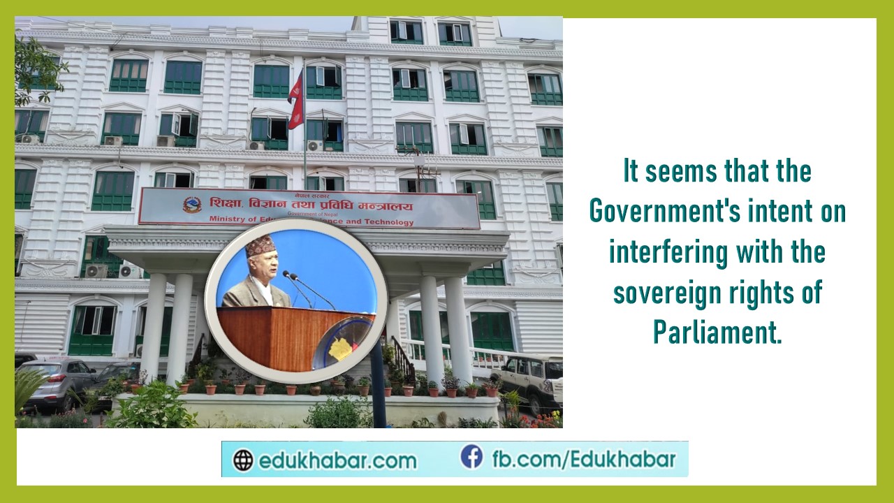 Minister's Efforts Protecting the Interests of Government Teachers and Private Schools
