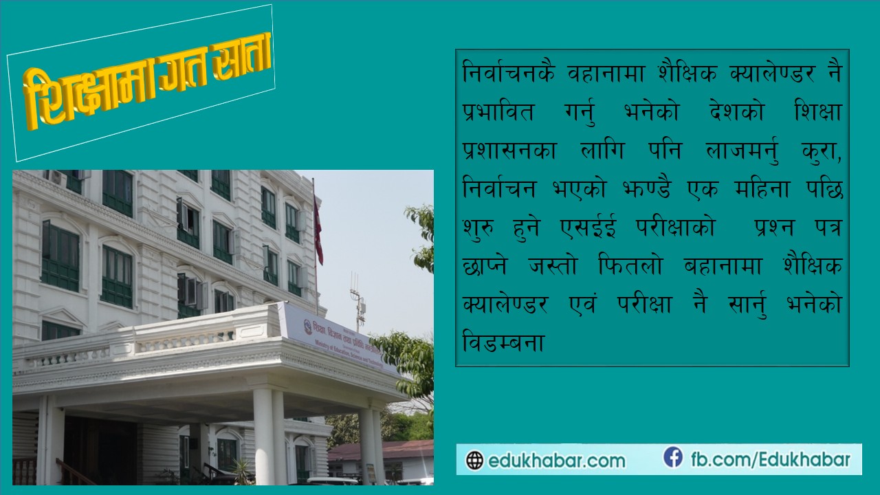 शैक्षिक क्यालेण्डर नै प्रभावित ?