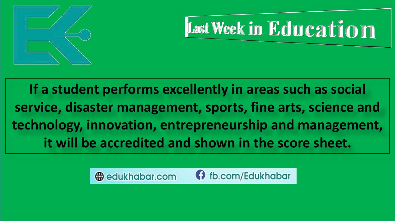 Extracurricular Activities to be Accredited !